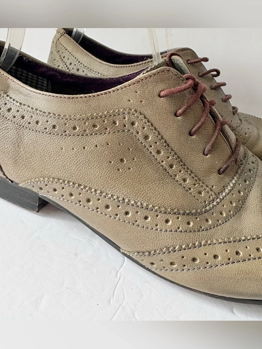 Ted Baker London Grey Cirek Oxford Brogue Shoes